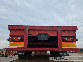 Semi-remorque plateau Dennison Trailers Tri Axle Extendable Flat Bed Trailer: photos 4