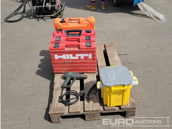 Matériel de chantier Paslode PPM35Ci Battery Nail Gun, Bosch 230Volt Heat Gun, Hilti Battery Drill (3 of), 110Volt Transformer: photos 2
