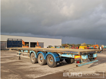 Semi-remorque plateau SDC 45' Tri Axle Flat Trailer, BPW Axles: photos 2