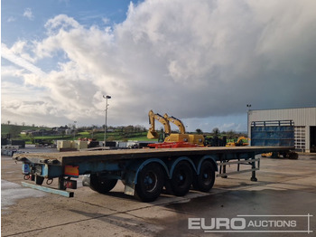 Semi-remorque plateau SDC 45' Tri Axle Flat Trailer, BPW Axles: photos 3