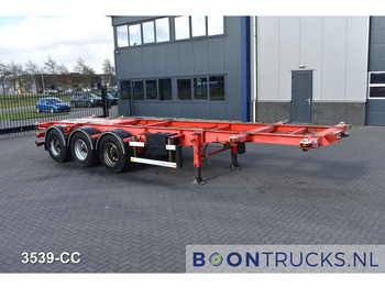 Semi-remorque porte-conteneur/ Caisse mobile Burg BPO 12-27 CCXGX-00 TANK CHASSIS | 20-30ft * 3800 Kg * NL TRAILER: photos 4