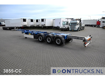 Semi-remorque porte-conteneur/ Caisse mobile Schmitz Cargobull SCB*S3B | 2x20-30-40-45ft HC * LIFT AXLE * DISC BRAKE  * EXTENDABLE REAR: photos 3