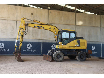 Pelle sur pneus KOMATSU PW140