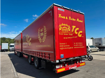 Camion à rideaux coulissants MAN 26.520 6x2 LL Durchlader Festaufbau, Anhänger: photos 3