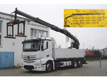 Camion grue MERCEDES-BENZ Antos 2543