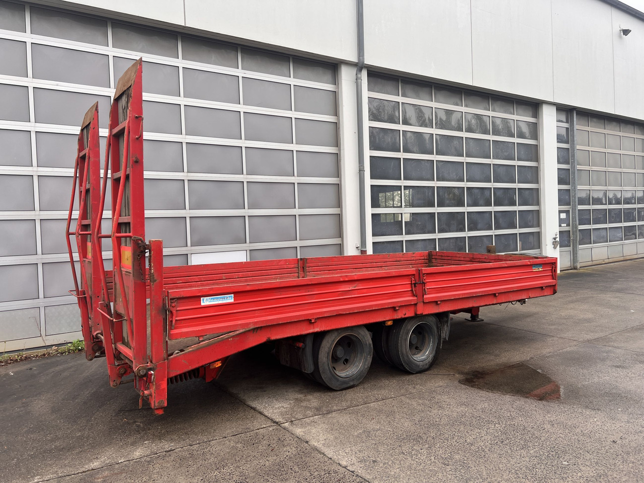 Blomenroehr 682/13800 13,8 t Tandemtieflader - Remorque porte-engin surbaissée: photos 2 Blomenroehr 682/13800 13,8 t Tandemtieflader - Remorque porte-engin surbaissée: photos 2