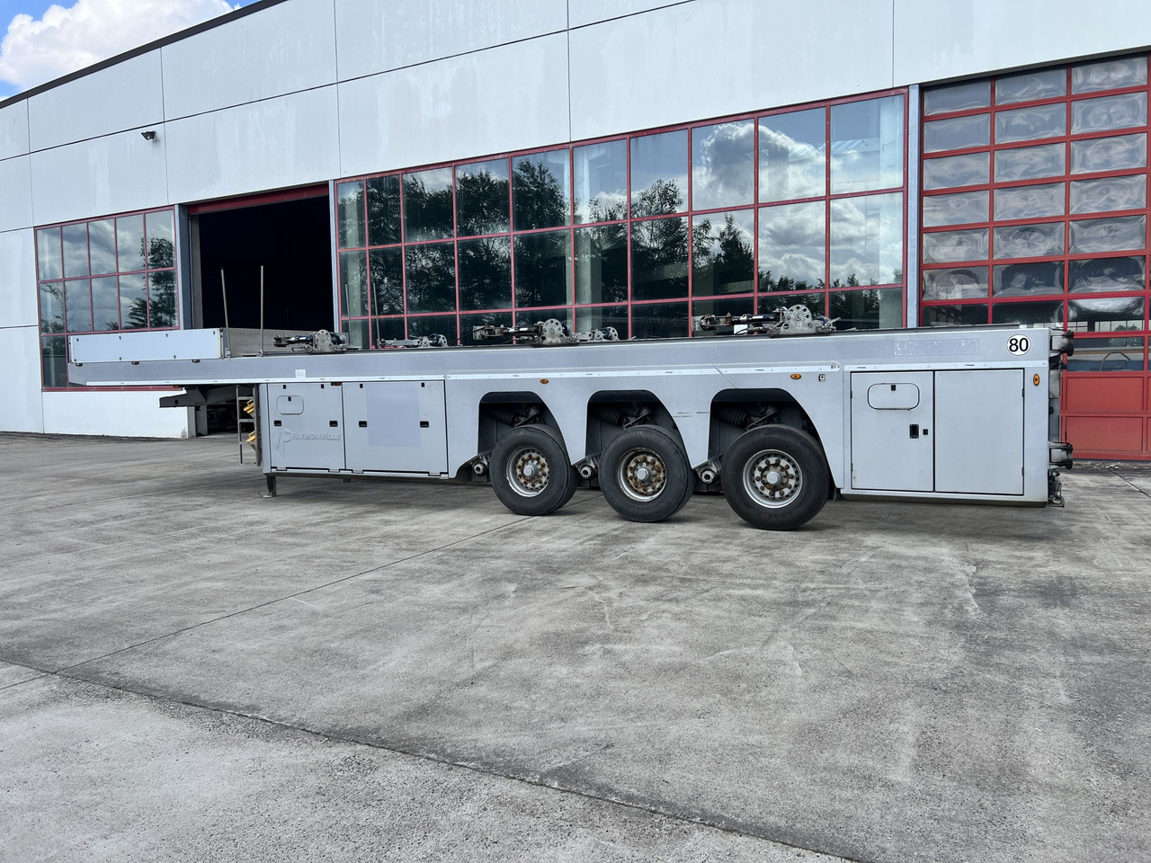 FAYMONVILLE F-S43-1EJB 3-Achs-Beton-Innenlader PREFAMAX, Wenig Benutzt - Semi-remorque porte-conteneur/ Caisse mobile: photos 1 FAYMONVILLE F-S43-1EJB 3-Achs-Beton-Innenlader PREFAMAX, Wenig Benutzt - Semi-remorque porte-conteneur/ Caisse mobile: photos 1