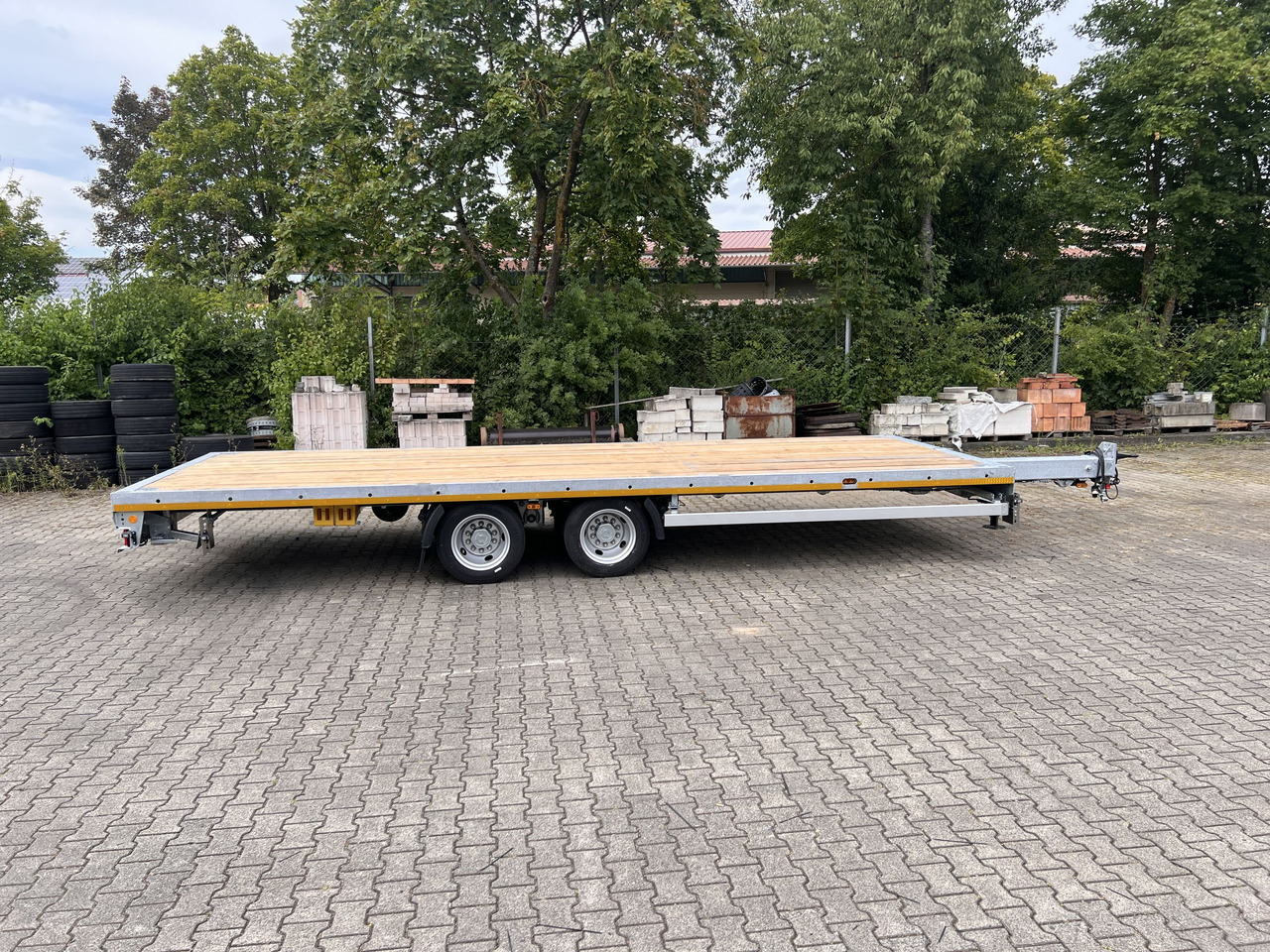 Möslein THT 11 G Ausziehbar 11,9 t Tandemanhänger- Tieflader, ausziehbar - Remorque plateau: photos 4 Möslein THT 11 G Ausziehbar 11,9 t Tandemanhänger- Tieflader, ausziehbar - Remorque plateau: photos 4