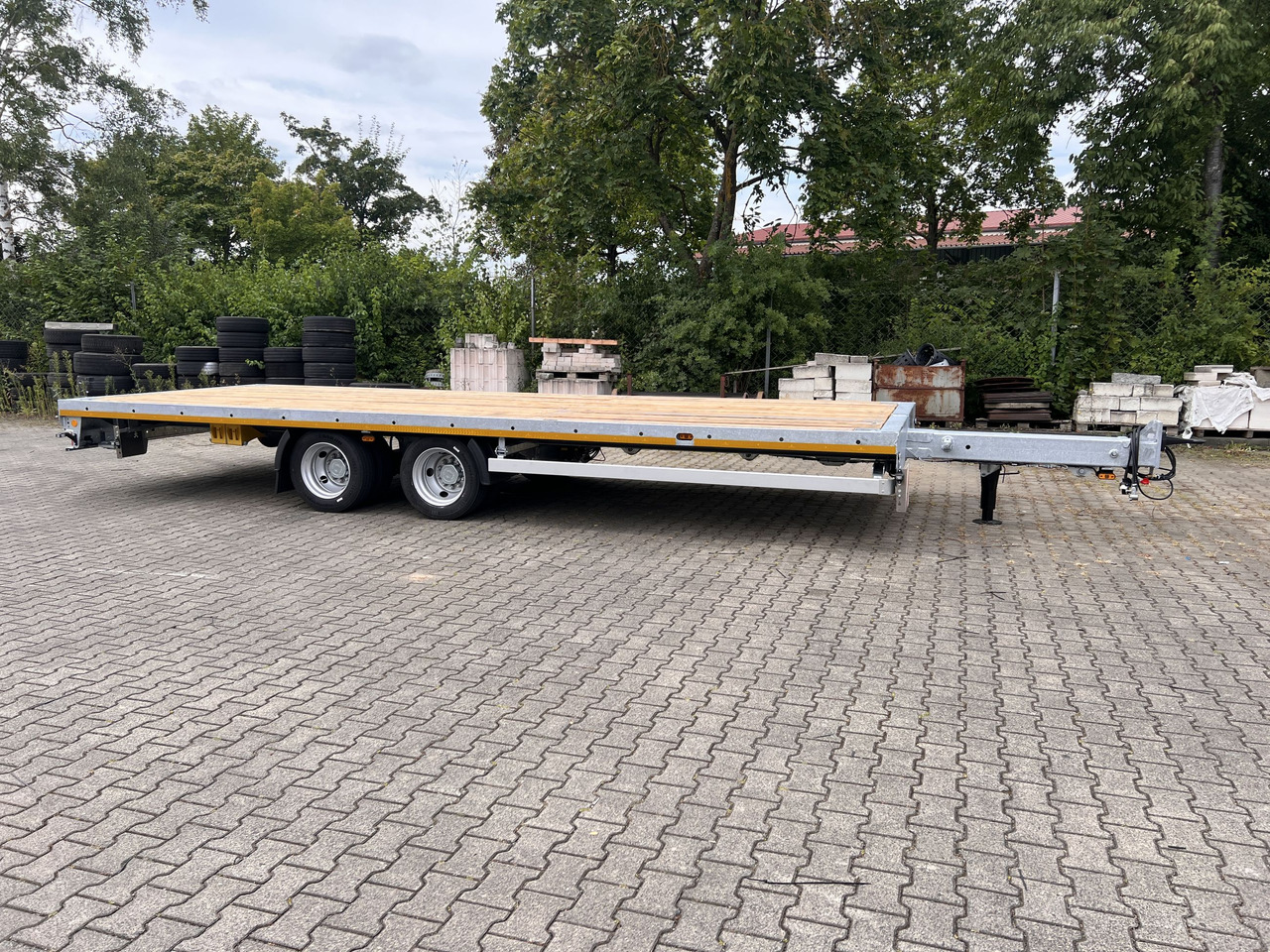 Möslein THT 11 G Ausziehbar 11,9 t Tandemanhänger- Tieflader, ausziehbar - Remorque plateau: photos 3 Möslein THT 11 G Ausziehbar 11,9 t Tandemanhänger- Tieflader, ausziehbar - Remorque plateau: photos 3