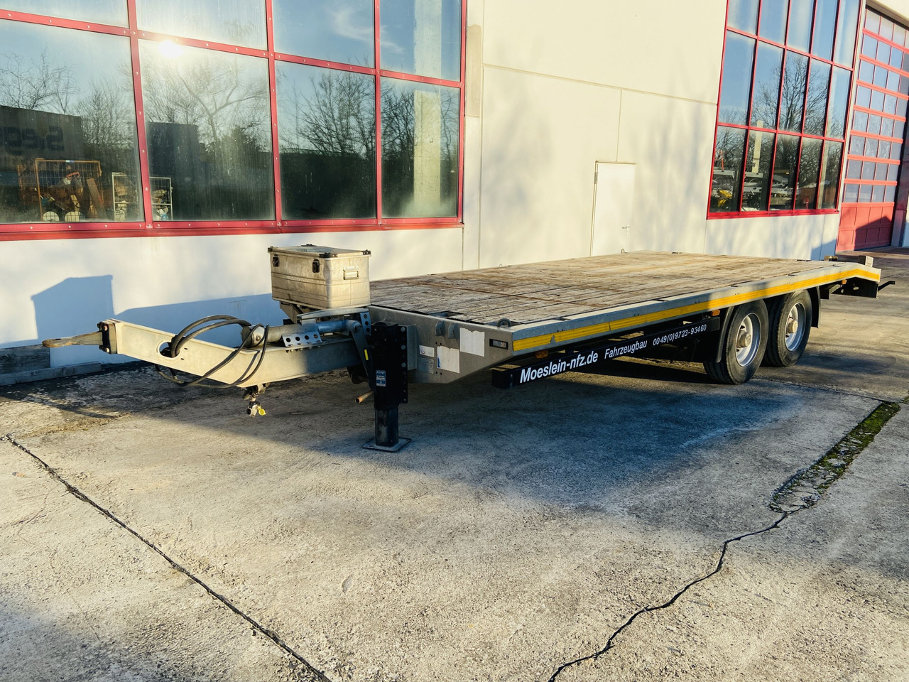 Möslein TTS 11 Schwebheim  Tandemtieflader - Remorque porte-engin surbaissée: photos 2 Möslein TTS 11 Schwebheim  Tandemtieflader - Remorque porte-engin surbaissée: photos 2