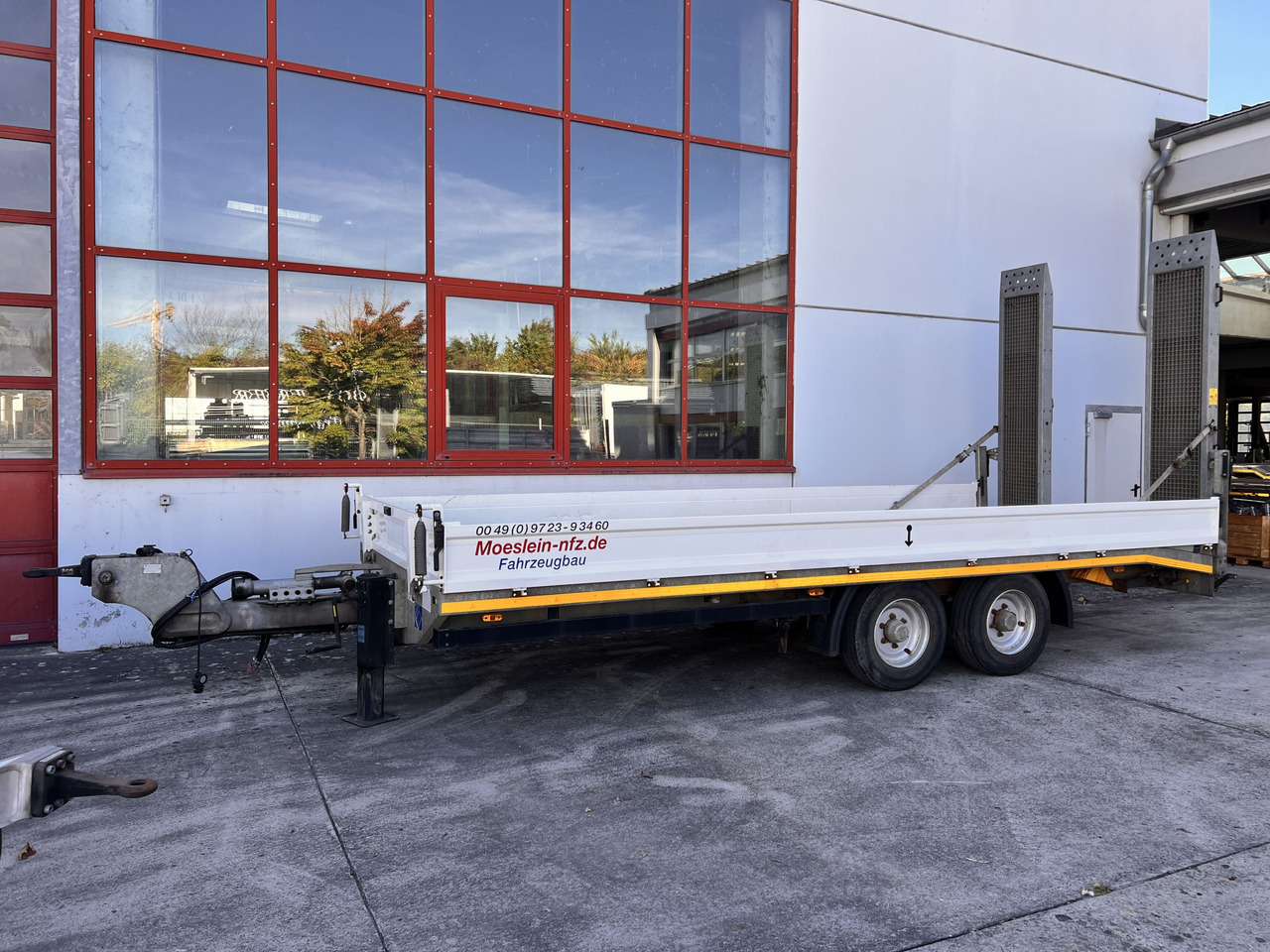 Möslein TTS 11 Schwebheim  Tandemtieflader - Remorque porte-engin surbaissée: photos 3 Möslein TTS 11 Schwebheim  Tandemtieflader - Remorque porte-engin surbaissée: photos 3