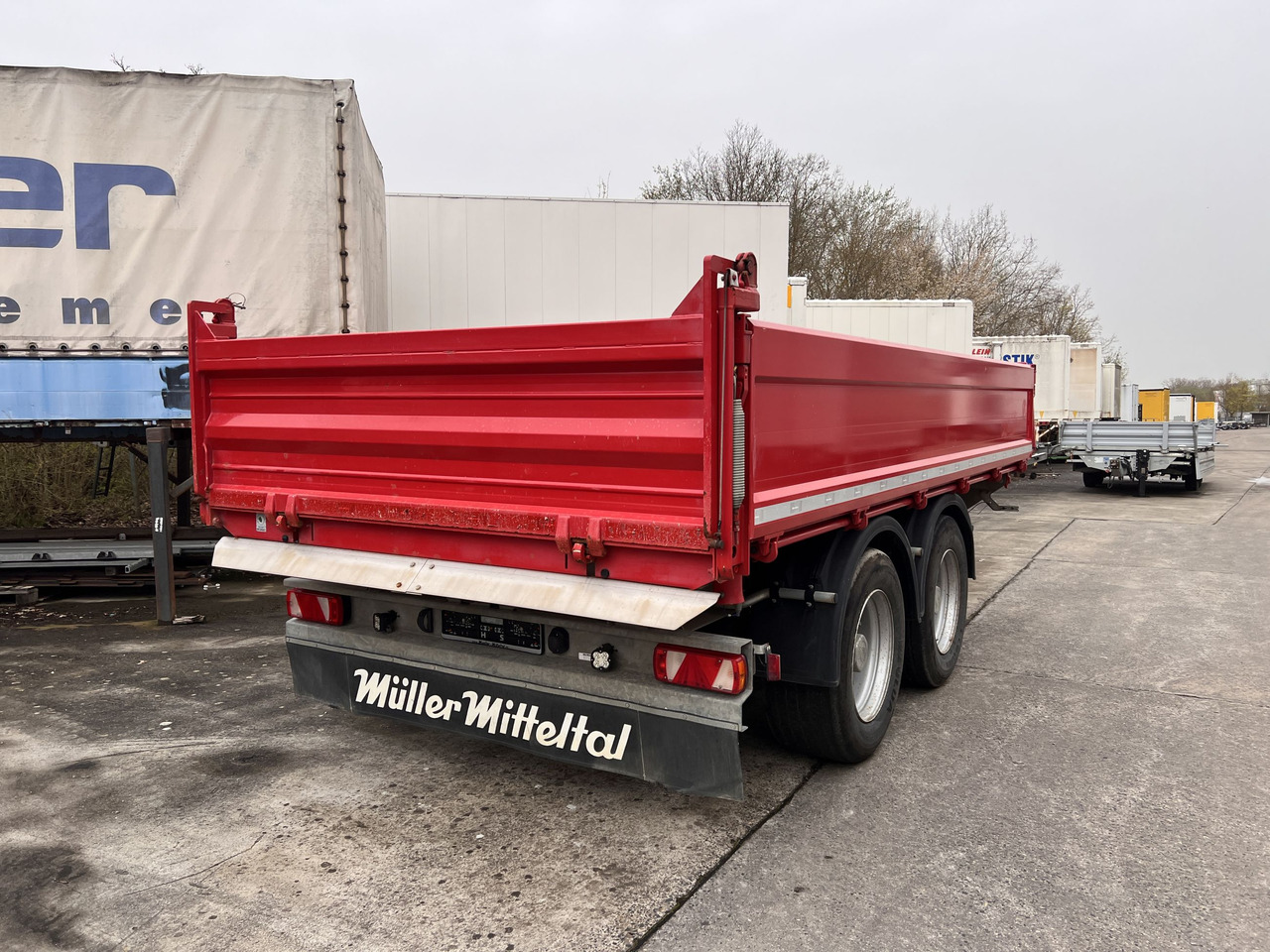 Müller Mitteltal TA-2  18 t Tandemkipper- Tieflader - Remorque benne: photos 2 Müller Mitteltal TA-2  18 t Tandemkipper- Tieflader - Remorque benne: photos 2