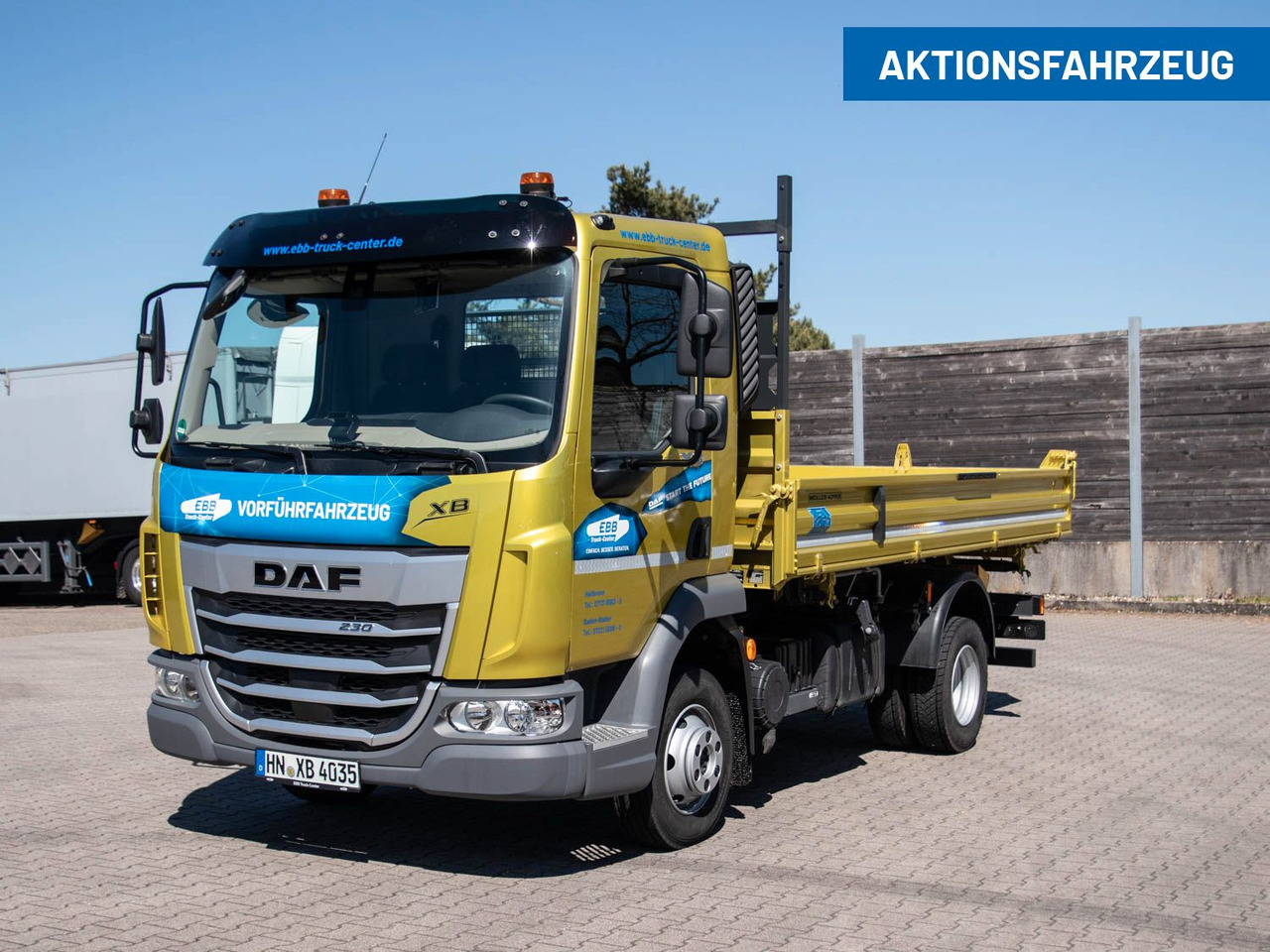 DAF XB 230 7,5t Meiller Kipper - Camion benne: photos 1 DAF XB 230 7,5t Meiller Kipper - Camion benne: photos 1