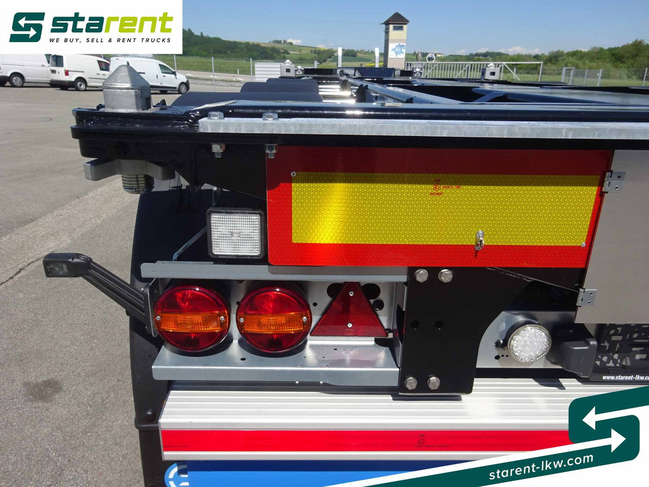 Semi-remorque porte-conteneur/ Caisse mobile D-TEC Flexitrailer LS Containerchassis ADR, Liftachse: photos 18