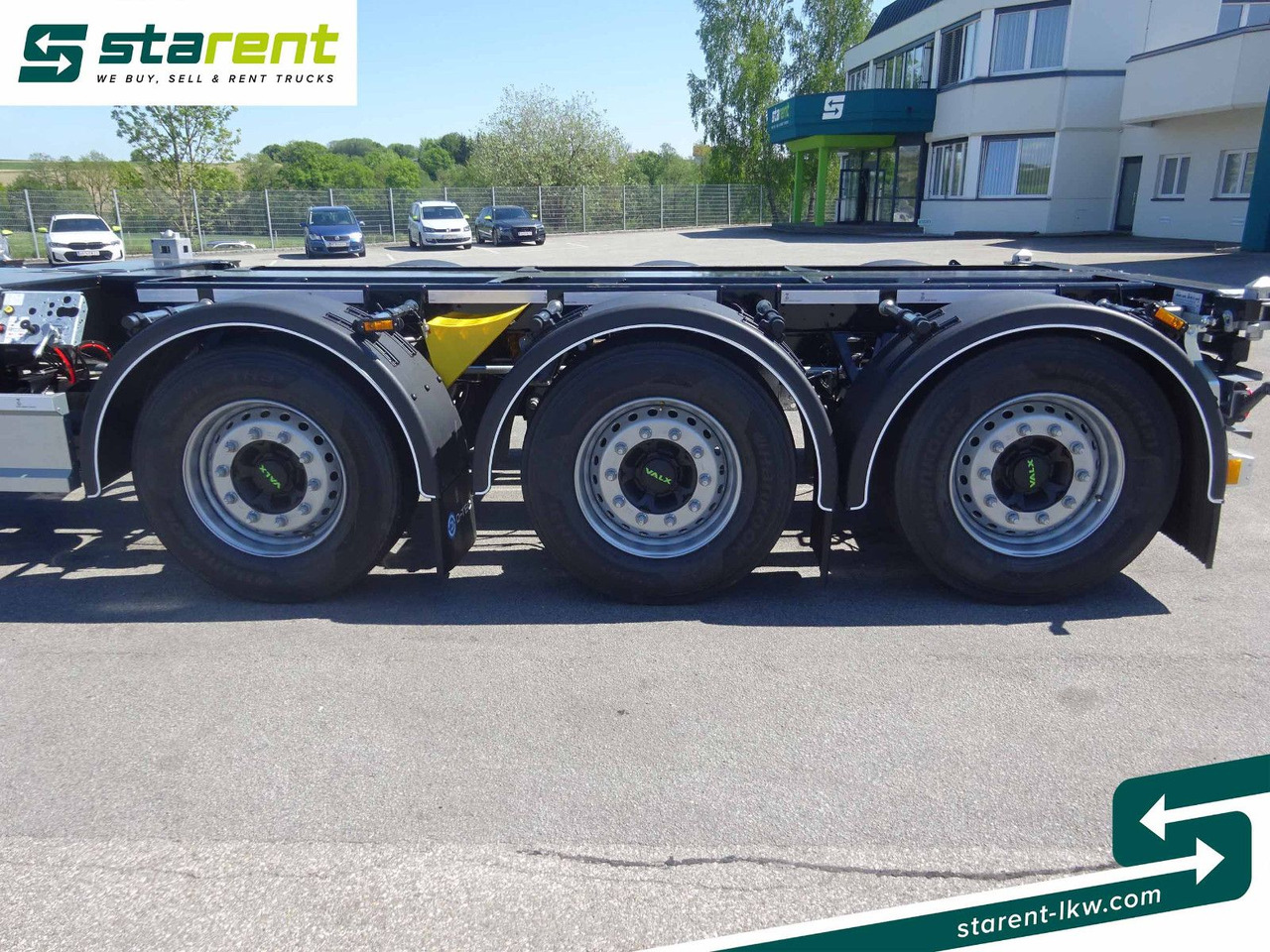 Semi-remorque porte-conteneur/ Caisse mobile D-TEC Flexitrailer LS Containerchassis ADR, Liftachse: photos 22