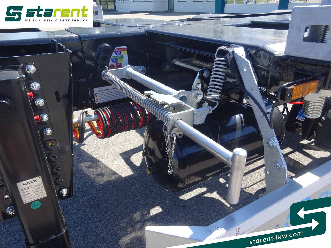 Semi-remorque porte-conteneur/ Caisse mobile D-TEC Flexitrailer LS Containerchassis ADR, Liftachse: photos 10