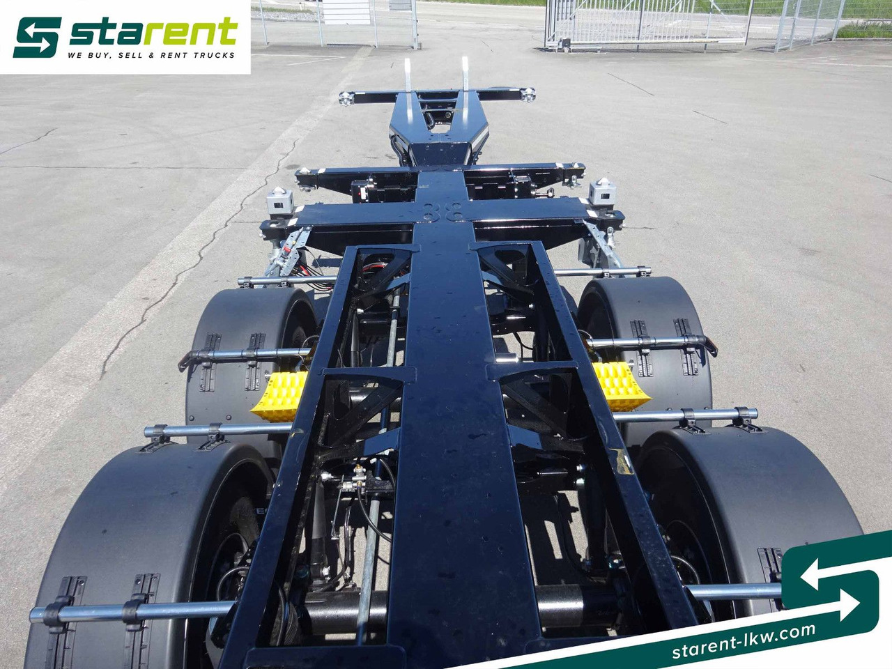 Semi-remorque porte-conteneur/ Caisse mobile D-TEC Flexitrailer LS Containerchassis ADR, Liftachse: photos 19
