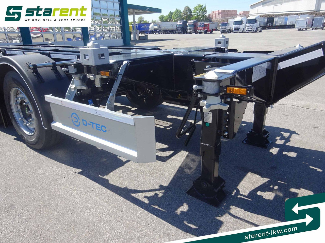 Semi-remorque porte-conteneur/ Caisse mobile D-TEC Flexitrailer LS Containerchassis ADR, Liftachse: photos 13