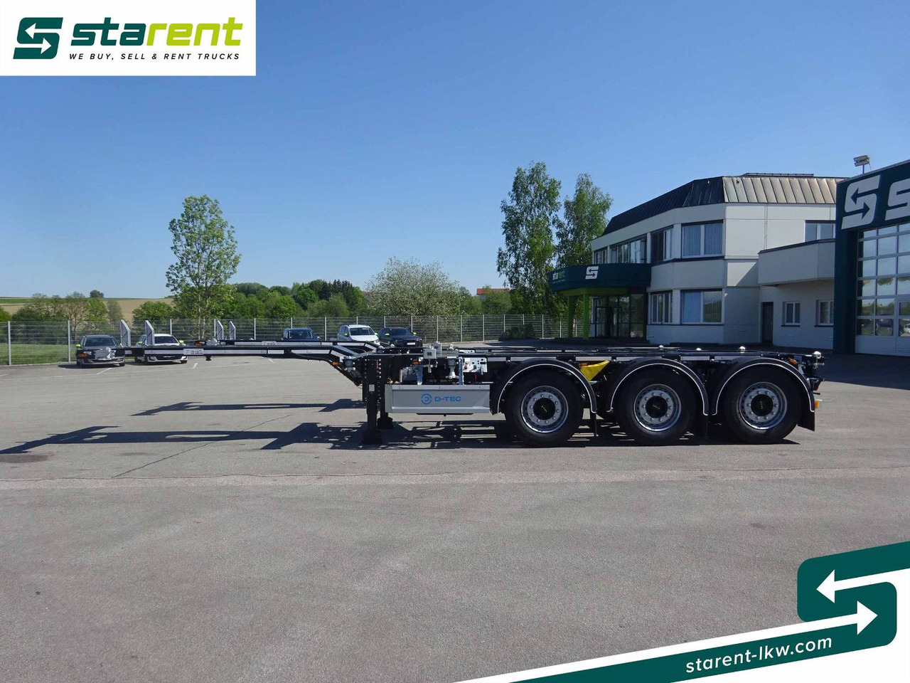Semi-remorque porte-conteneur/ Caisse mobile D-TEC Flexitrailer LS Containerchassis ADR, Liftachse: photos 8