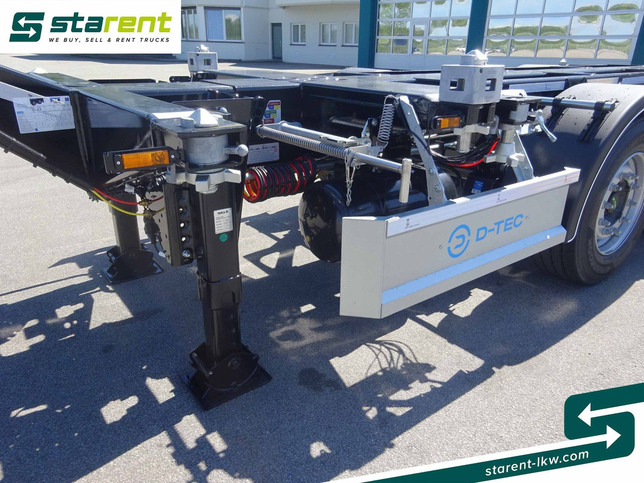 Semi-remorque porte-conteneur/ Caisse mobile D-TEC Flexitrailer LS Containerchassis ADR, Liftachse: photos 9