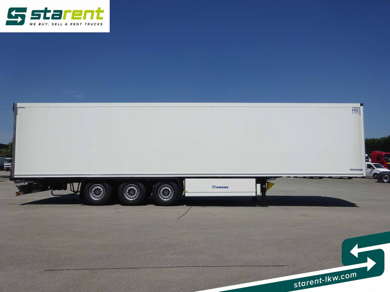 Krone Thermotrailer Carrier Vector 1550, Zurrleisten - Semi-remorque fourgon: photos 4 Krone Thermotrailer Carrier Vector 1550, Zurrleisten - Semi-remorque fourgon: photos 4