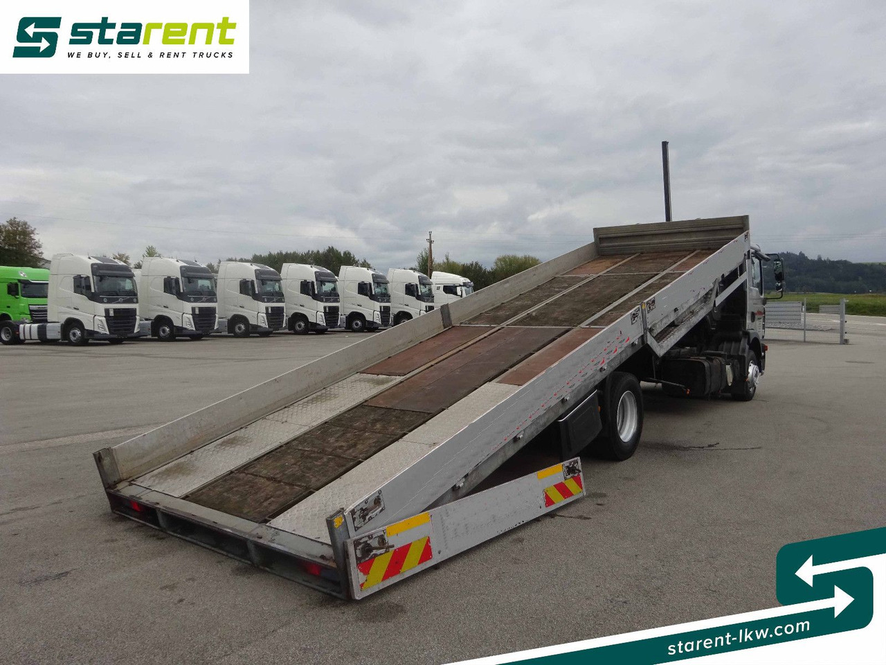 MAN TGM 12.280, Fahrzeugtransporter, kippbar - Camion porte-voitures: photos 3 MAN TGM 12.280, Fahrzeugtransporter, kippbar - Camion porte-voitures: photos 3