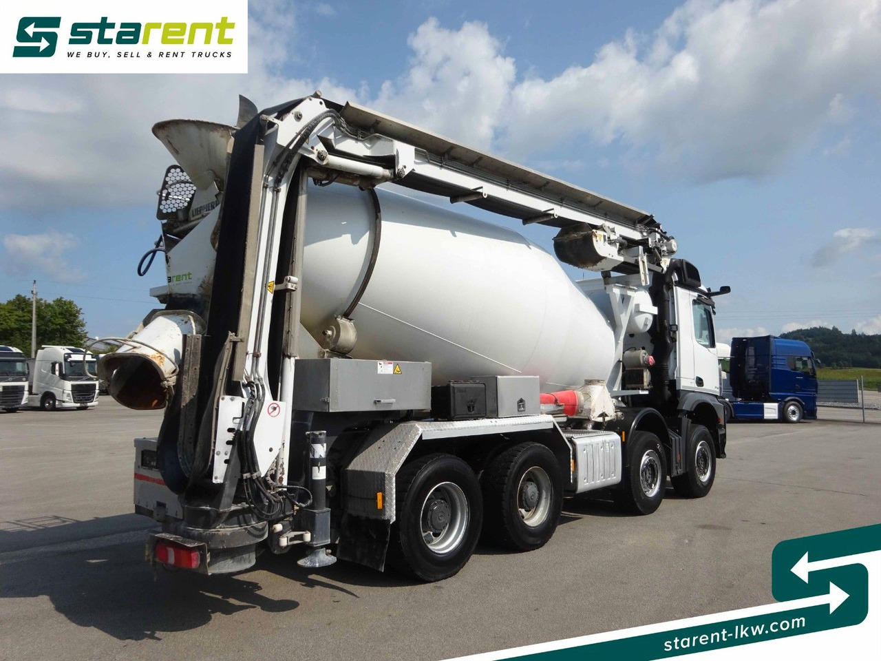 Mercedes-Benz Arocs 3748 8x4 Liebherr Betonmischer + Förderb. - Camion malaxeur: photos 5 Mercedes-Benz Arocs 3748 8x4 Liebherr Betonmischer + Förderb. - Camion malaxeur: photos 5