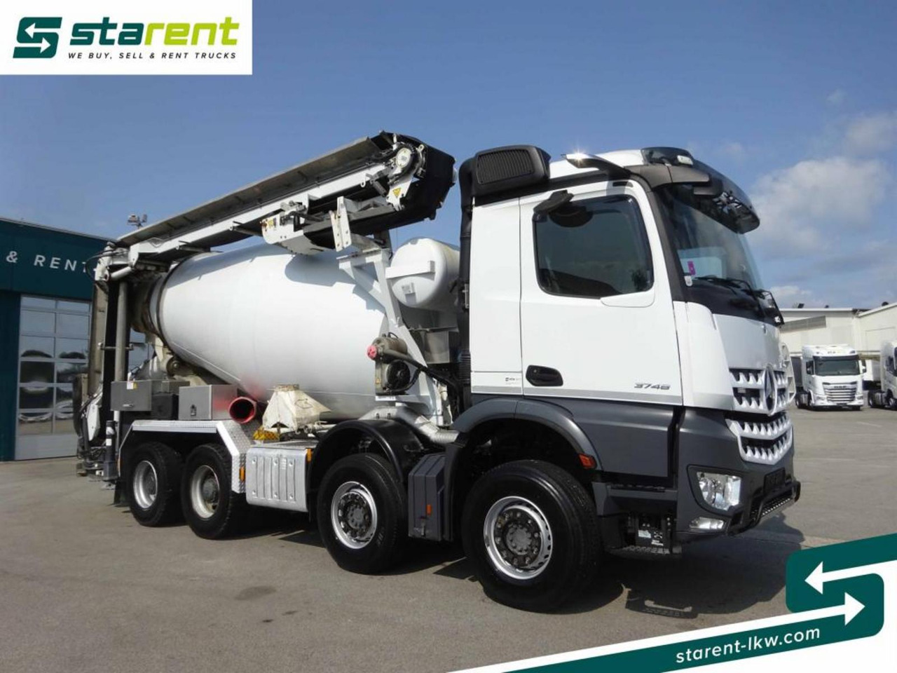 Mercedes Benz Arocs 3748 8x4 Liebherr Betonmischer + Förderband - Camion malaxeur: photos 3 Mercedes Benz Arocs 3748 8x4 Liebherr Betonmischer + Förderband - Camion malaxeur: photos 3