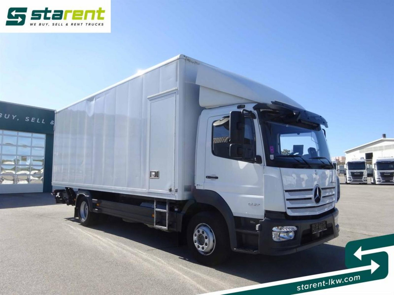 Mercedes Benz Atego 1227 Koffer Ladebordwand 1500 Kg Seitentür - Camion fourgon: photos 3 Mercedes Benz Atego 1227 Koffer Ladebordwand 1500 Kg Seitentür - Camion fourgon: photos 3