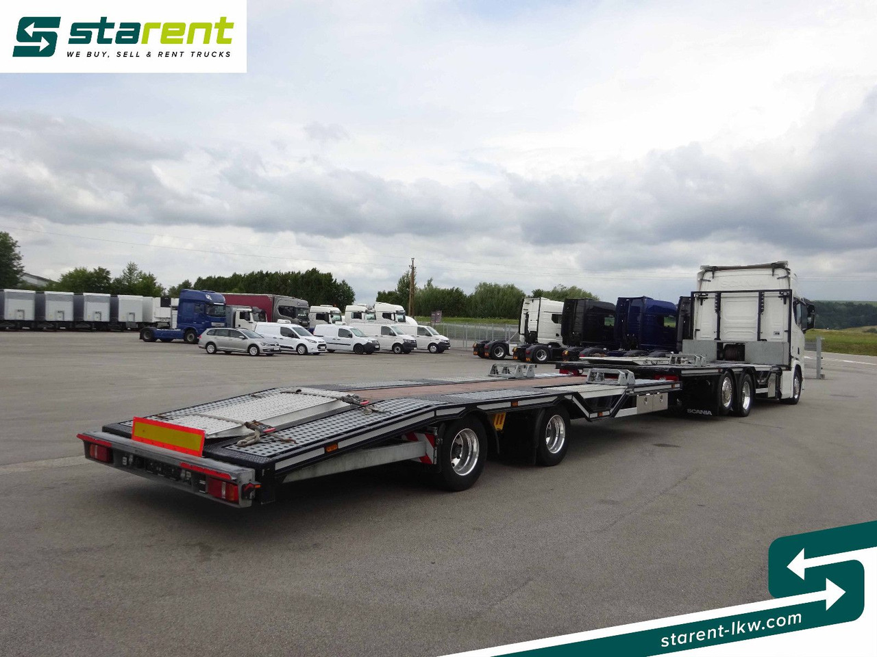 Scania R770 V8 Fahrzeugtransporter + Ziegler Anhänger - Remorqueuse: photos 5 Scania R770 V8 Fahrzeugtransporter + Ziegler Anhänger - Remorqueuse: photos 5