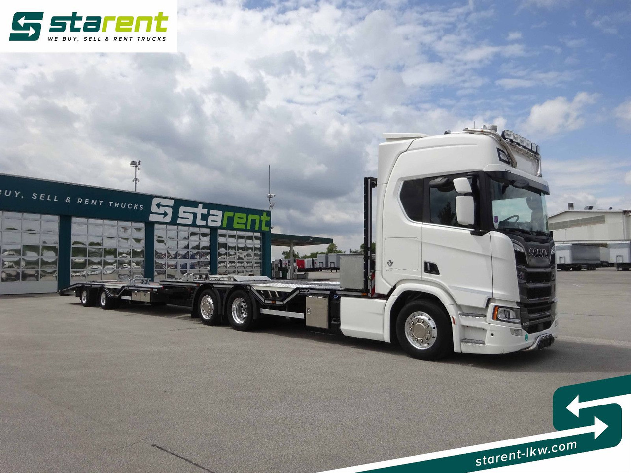 Scania R770 V8 Fahrzeugtransporter + Ziegler Anhänger - Remorqueuse: photos 3 Scania R770 V8 Fahrzeugtransporter + Ziegler Anhänger - Remorqueuse: photos 3