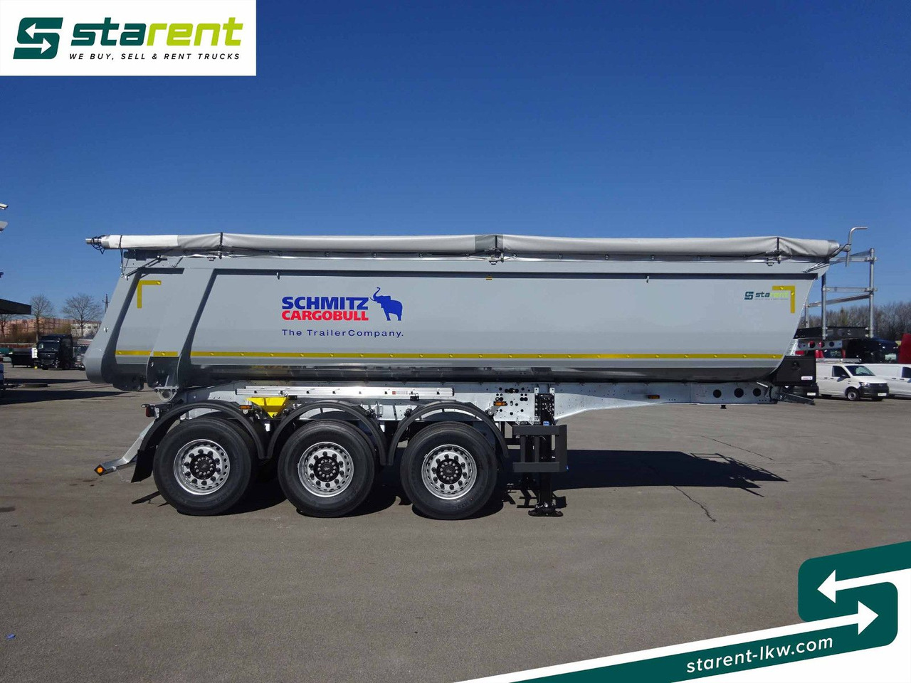 Schmitz Cargobull 3-Achs Kipper, 24m³, Liftachse, Alu Felgen - Semi-remorque benne: photos 4 Schmitz Cargobull 3-Achs Kipper, 24m³, Liftachse, Alu Felgen - Semi-remorque benne: photos 4