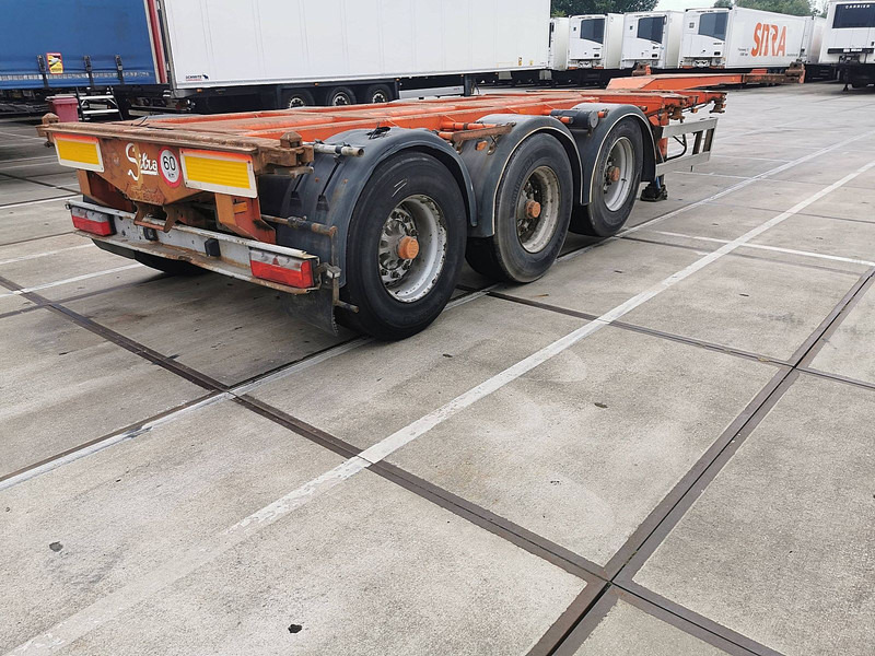 Nooteboom FT 43 03 V lift axle; BPW - Semi-remorque porte-conteneur/ Caisse mobile: photos 2 Nooteboom FT 43 03 V lift axle; BPW - Semi-remorque porte-conteneur/ Caisse mobile: photos 2