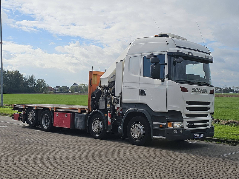 Scania R490 - Camion plateau, Camion grue: photos 5 Scania R490 - Camion plateau, Camion grue: photos 5