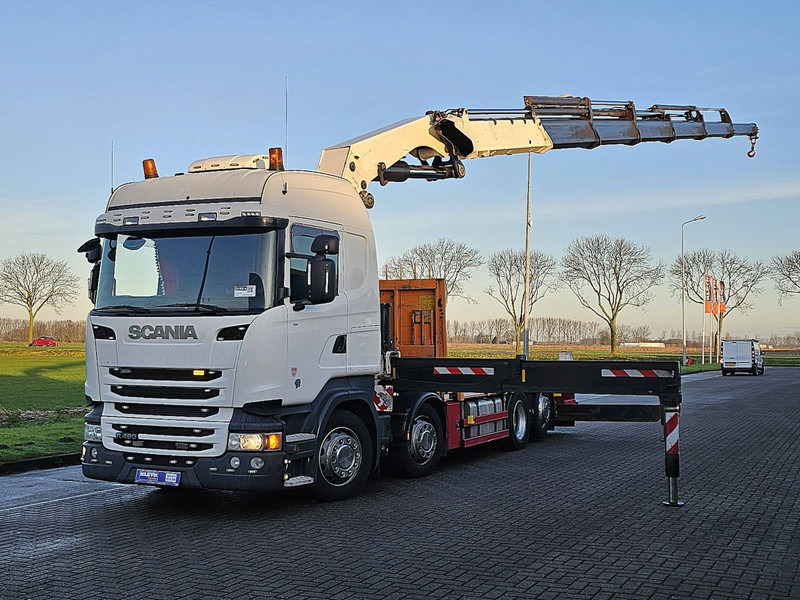 Scania R490 - Camion plateau, Camion grue: photos 2 Scania R490 - Camion plateau, Camion grue: photos 2