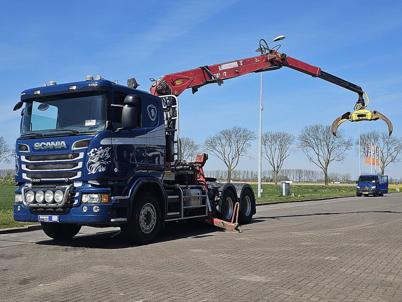 Scania R620 CRANE LOGLIFT 251S - Tracteur routier: photos 1 Scania R620 CRANE LOGLIFT 251S - Tracteur routier: photos 1