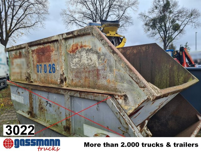 Absetzcontainer ca. 7m³ offen - Benne à chaînes: photos 1 Absetzcontainer ca. 7m³ offen - Benne à chaînes: photos 1