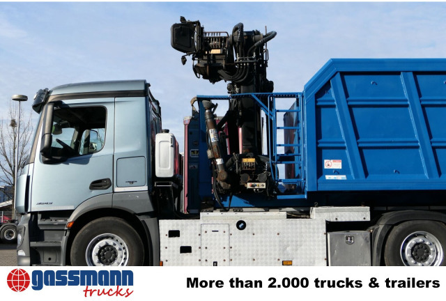 BTE Abrollcontainer mit Kran Mec CL180.80.2Z - Camion, Camion grue: photos 2 BTE Abrollcontainer mit Kran Mec CL180.80.2Z - Camion, Camion grue: photos 2