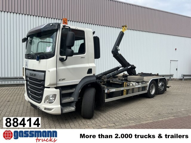 DAF CF 480 6x2, Lenk-/Liftachse - Camion ampliroll: photos 1 DAF CF 480 6x2, Lenk-/Liftachse - Camion ampliroll: photos 1