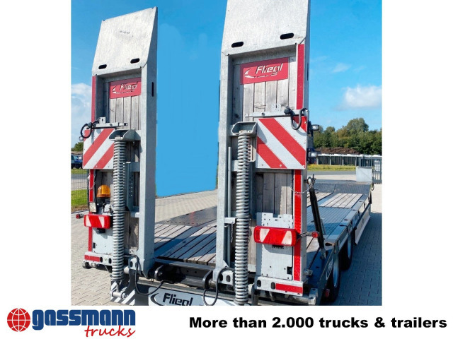 Fliegl DTS-S 300, verbreiterbar auf 3,05m - Remorque porte-engin surbaissée: photos 2 Fliegl DTS-S 300, verbreiterbar auf 3,05m - Remorque porte-engin surbaissée: photos 2