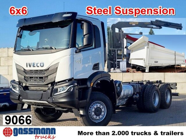 Iveco T-Way 360 6x6, Kran 12-21m/t - Camion benne, Camion grue: photos 1 Iveco T-Way 360 6x6, Kran 12-21m/t - Camion benne, Camion grue: photos 1