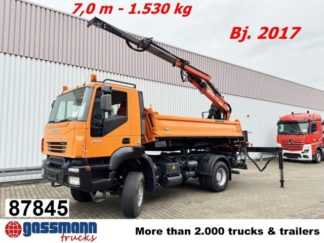 Iveco Trakker AD190T31W 4x4, absattelbarer Heckkran - Camion benne, Camion grue: photos 1 Iveco Trakker AD190T31W 4x4, absattelbarer Heckkran - Camion benne, Camion grue: photos 1