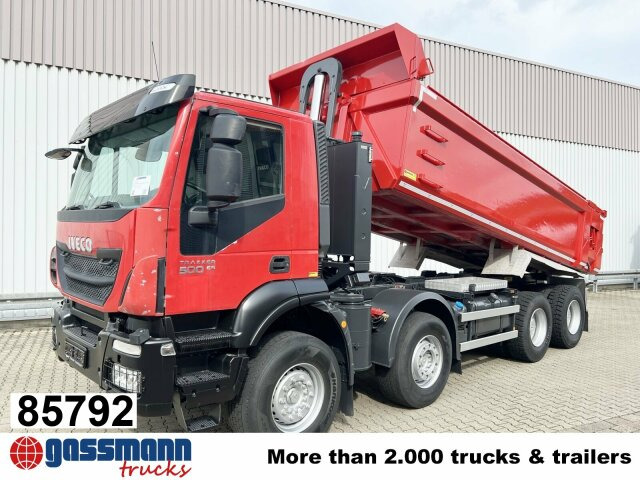 Iveco Trakker AD410T50 8x4, Stahlmulde ca. 16m³, - Camion benne: photos 1 Iveco Trakker AD410T50 8x4, Stahlmulde ca. 16m³, - Camion benne: photos 1