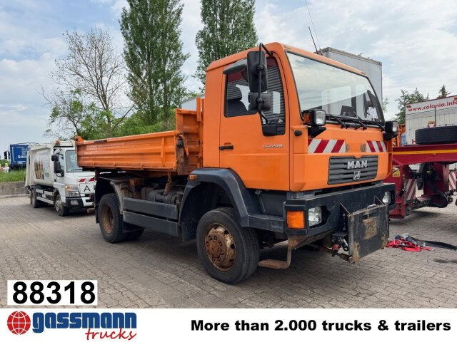 MAN 14.225 LAK 4x4 BB, Winterdienstausstattung - Camion benne: photos 1 MAN 14.225 LAK 4x4 BB, Winterdienstausstattung - Camion benne: photos 1