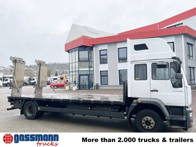 Camion plateau MAN LE 14.280 4x2 L, Maschinentransporter, 2x AHK: photos 9