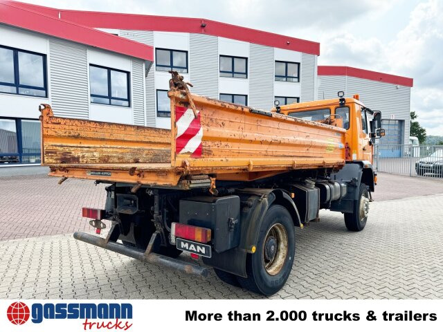 Camion benne, Camion grue MAN LE 18.280 4X4 BB, Winterdienstausstattung,: photos 12