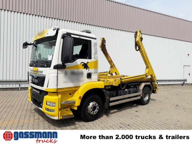 Camion multibenne MAN TGM 15.250 4x2 LL, Tele-Absetzer: photos 8