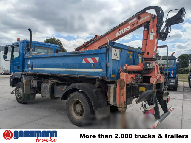 MAN TGM 18.290 4X4 BB, EEV, Heckkran Atlas AK - Camion benne, Camion grue: photos 4 MAN TGM 18.290 4X4 BB, EEV, Heckkran Atlas AK - Camion benne, Camion grue: photos 4