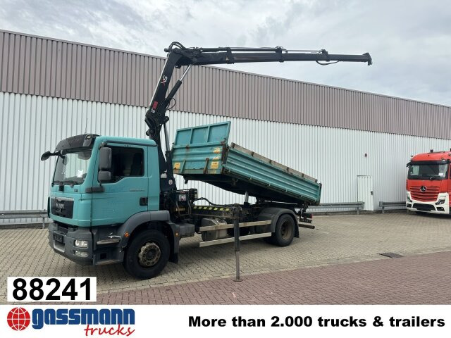 MAN TGM 18.290 4x2 LL, EEV, Kran Hiab XS 111 ES-3 - Camion benne, Camion grue: photos 1 MAN TGM 18.290 4x2 LL, EEV, Kran Hiab XS 111 ES-3 - Camion benne, Camion grue: photos 1