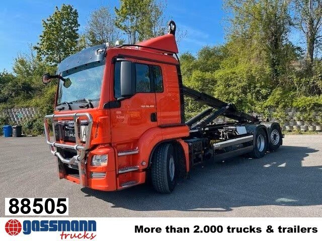 MAN TGS 26.480 6x2-4 BL, Intarder, Lenk-/Liftachse, - Camion ampliroll: photos 1 MAN TGS 26.480 6x2-4 BL, Intarder, Lenk-/Liftachse, - Camion ampliroll: photos 1